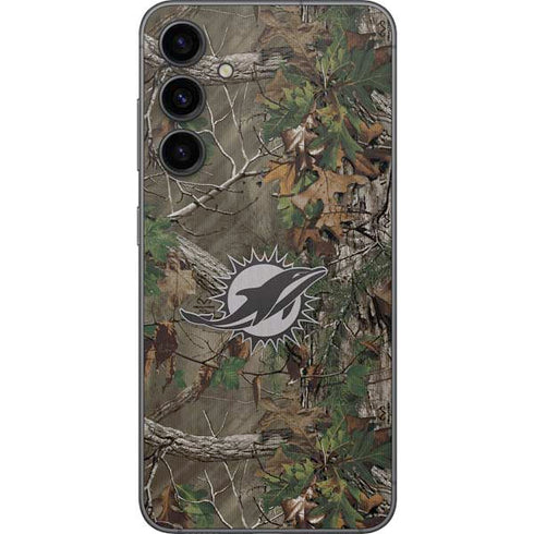 NFL Miami Dolphins Realtree Xtra Green Camo Galaxy S23 FE Skin