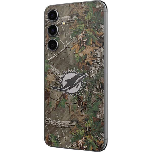 NFL Miami Dolphins Realtree Xtra Green Camo Galaxy S23 FE Skin