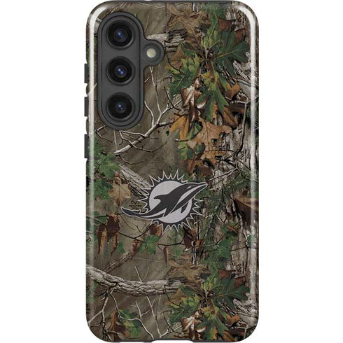 NFL Miami Dolphins Realtree Xtra Green Camo Galaxy S24 Plus Impact Case