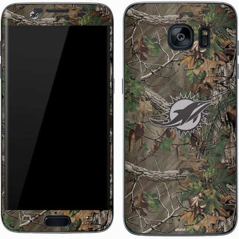 NFL Miami Dolphins Realtree Xtra Green Camo Galaxy S7 Skin