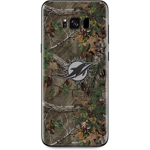 NFL Miami Dolphins Realtree Xtra Green Camo Galaxy S8 Plus Skin
