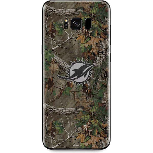 NFL Miami Dolphins Realtree Xtra Green Camo Galaxy S8 Skin