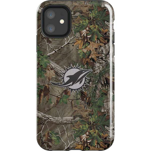 NFL Miami Dolphins Realtree Xtra Green Camo iPhone 11 Impact Case