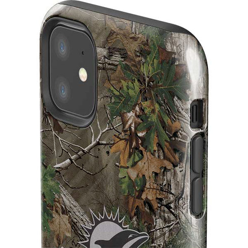 NFL Miami Dolphins Realtree Xtra Green Camo iPhone 11 Impact Case
