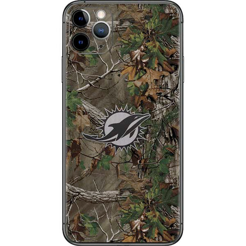 NFL Miami Dolphins Realtree Xtra Green Camo iPhone 11 Pro Max Skin
