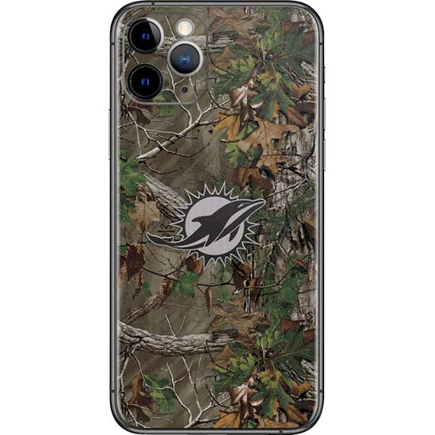 NFL Miami Dolphins Realtree Xtra Green Camo iPhone 11 Pro Skin