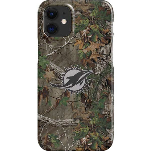 NFL Miami Dolphins Realtree Xtra Green Camo iPhone 12 Mini Lite Case