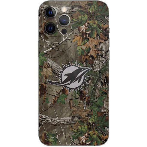 NFL Miami Dolphins Realtree Xtra Green Camo iPhone 12 Pro Max Skin