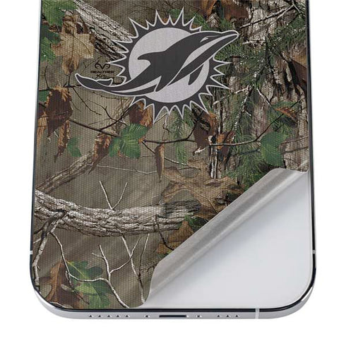 NFL Miami Dolphins Realtree Xtra Green Camo iPhone 12 Pro Skin