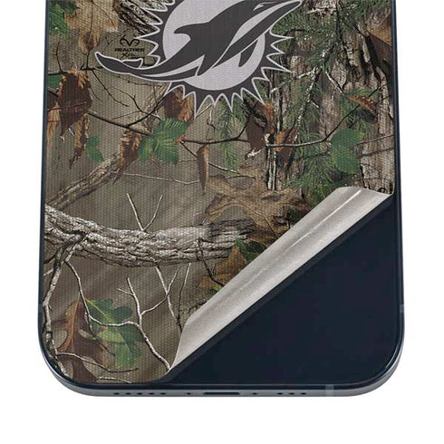 NFL Miami Dolphins Realtree Xtra Green Camo iPhone 12 Skin
