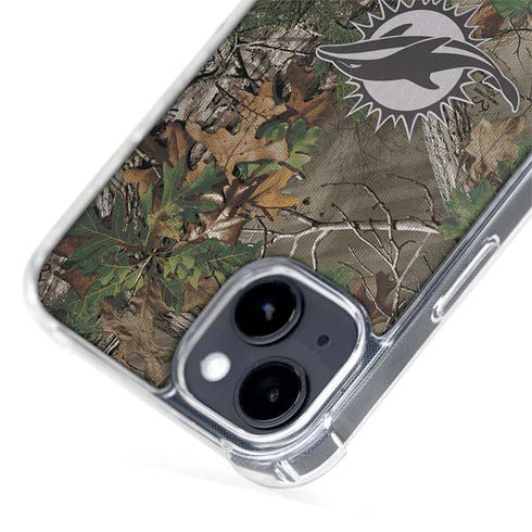 NFL Miami Dolphins Realtree Xtra Green Camo iPhone 13 MagSafe Case