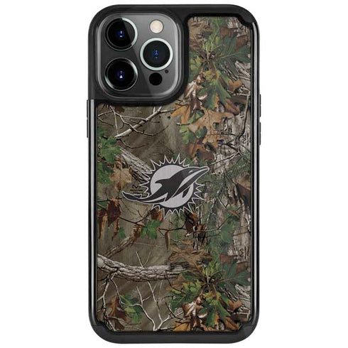 NFL Miami Dolphins Realtree Xtra Green Camo iPhone 13 Pro Cargo Case