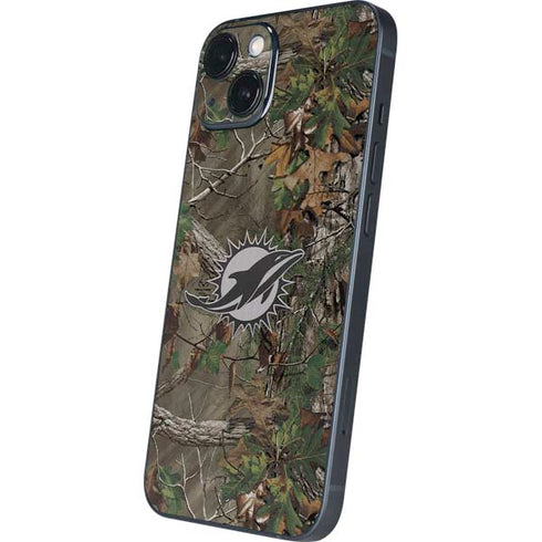 NFL Miami Dolphins Realtree Xtra Green Camo iPhone 15 Plus Skin