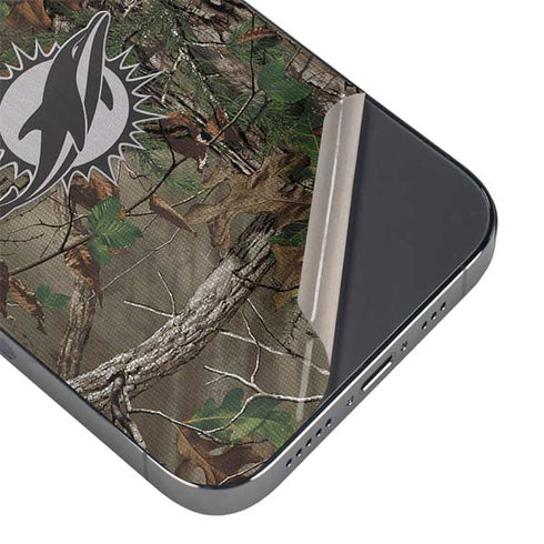 NFL Miami Dolphins Realtree Xtra Green Camo iPhone 14 Pro Max Skin