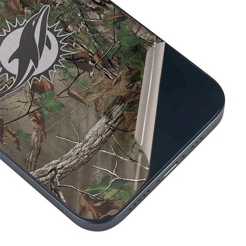 NFL Miami Dolphins Realtree Xtra Green Camo iPhone 14 Skin