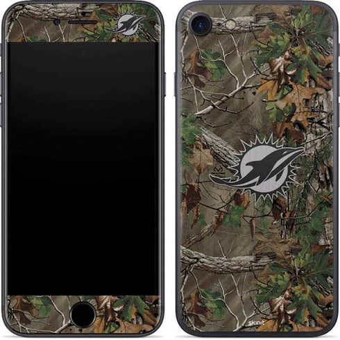 NFL Miami Dolphins Realtree Xtra Green Camo iPhone 7 Skin