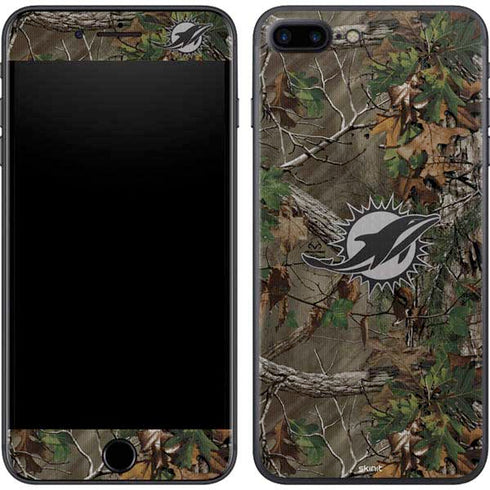 NFL Miami Dolphins Realtree Xtra Green Camo iPhone 8 Plus Skin