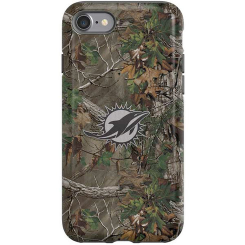 NFL Miami Dolphins Realtree Xtra Green Camo iPhone SE (2nd & 3rd Gen) Pro Case