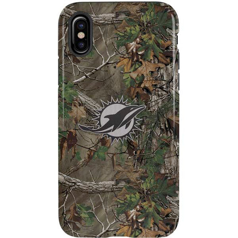 NFL Miami Dolphins Realtree Xtra Green Camo iPhone X Pro Case