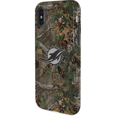 NFL Miami Dolphins Realtree Xtra Green Camo iPhone X Pro Case