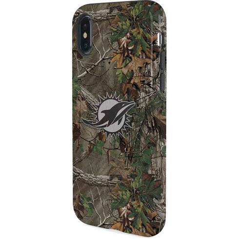 NFL Miami Dolphins Realtree Xtra Green Camo iPhone XS Pro Case