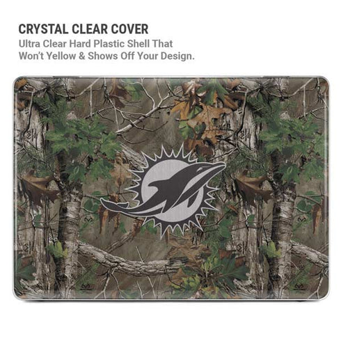 NFL Miami Dolphins Realtree Xtra Green Camo MacBook Air 15in (2023-2025) Case plus Skin