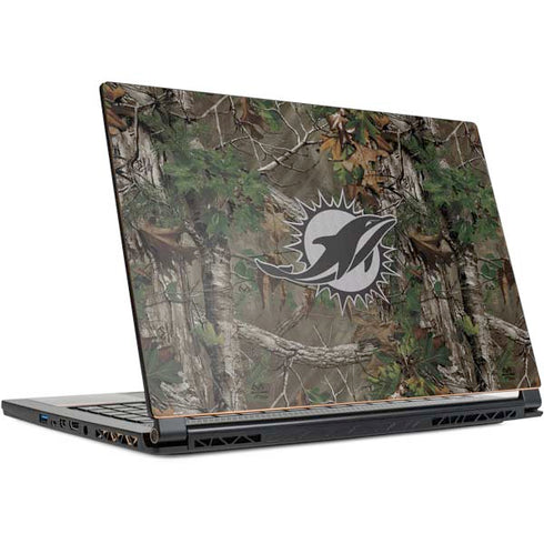 NFL Miami Dolphins Realtree Xtra Green Camo MSI GS65 Stealth Laptop Skin