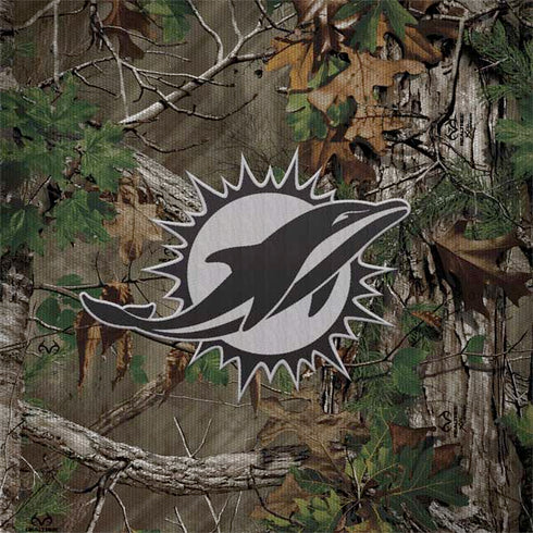 NFL Miami Dolphins Realtree Xtra Green Camo Notebook 9 Pro 13in (2017) Skin