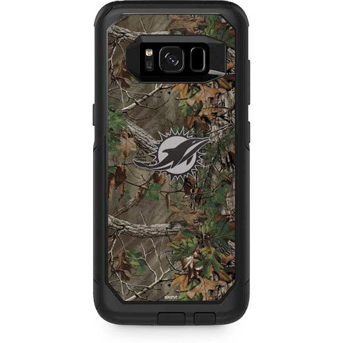 NFL Miami Dolphins Realtree Xtra Green Camo Otterbox Commuter Galaxy Skin