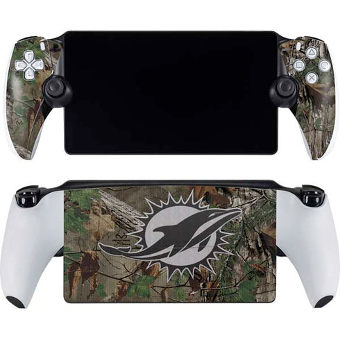 NFL Miami Dolphins Realtree Xtra Green Camo PlayStation Portal Remote Player Skin