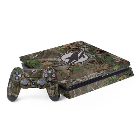 NFL Miami Dolphins Realtree Xtra Green Camo PS4 Slim Bundle Skin