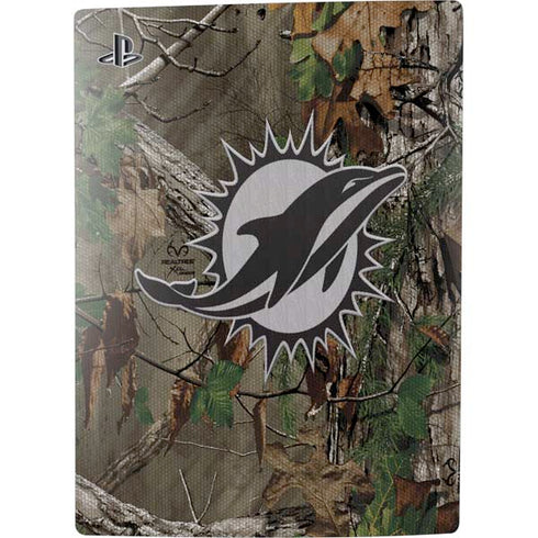 NFL Miami Dolphins Realtree Xtra Green Camo PS5 Bundle Skin