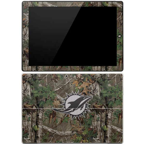NFL Miami Dolphins Realtree Xtra Green Camo Surface Pro 3 Skin