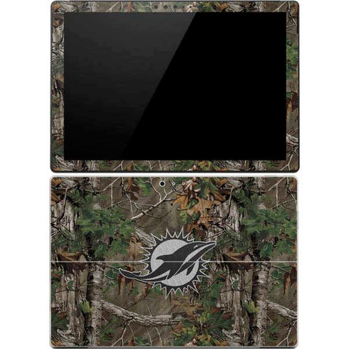 NFL Miami Dolphins Realtree Xtra Green Camo Surface Pro 4 Skin