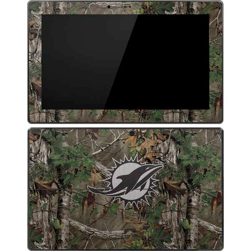 NFL Miami Dolphins Realtree Xtra Green Camo Surface Pro Tablet Skin