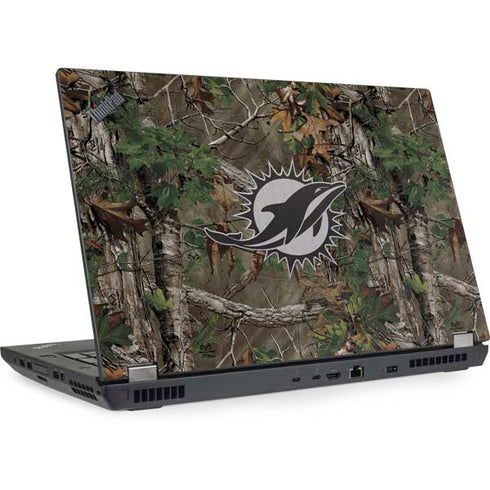 NFL Miami Dolphins Realtree Xtra Green Camo Lenovo ThinkPad Skin