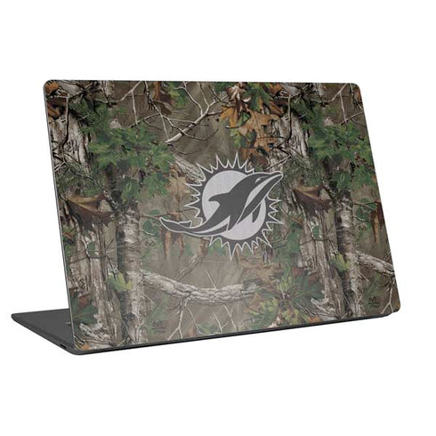 NFL Miami Dolphins Realtree Xtra Green Camo Universal Laptop 13in (10.6 x 7.6in) Skin