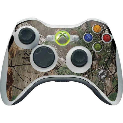 NFL Miami Dolphins Realtree Xtra Green Camo Xbox 360 Wireless Controller Skin