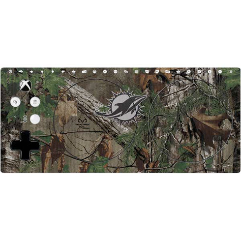NFL Miami Dolphins Realtree Xtra Green Camo Xbox Adaptive Controller Skin