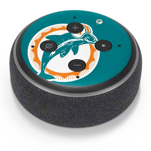 NFL Miami Dolphins Retro Logo Amazon Echo Dot Skin