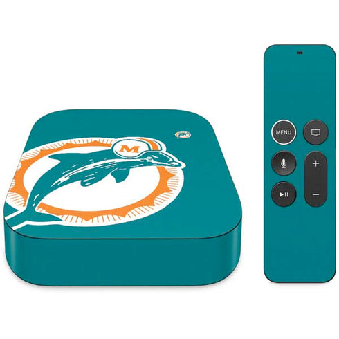 NFL Miami Dolphins Retro Logo Apple TV Skin