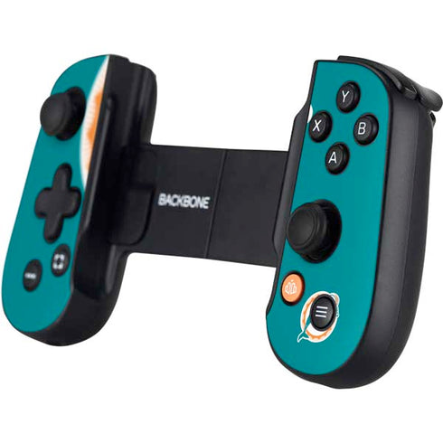 NFL Miami Dolphins Retro Logo Backbone One for iPhone Game Controller Skin