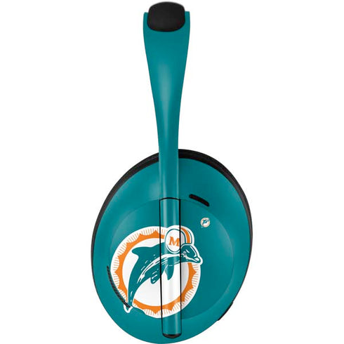 NFL Miami Dolphins Retro Logo Bose Noise Cancelling Headphones 700 Skin