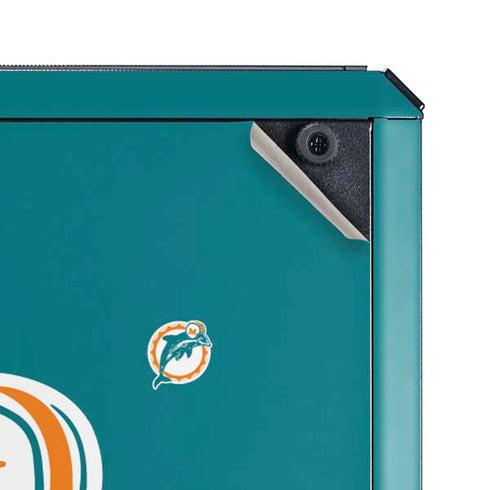 NFL Miami Dolphins Retro Logo Cooler Master MasterBox Q300L Mini Tower Skin