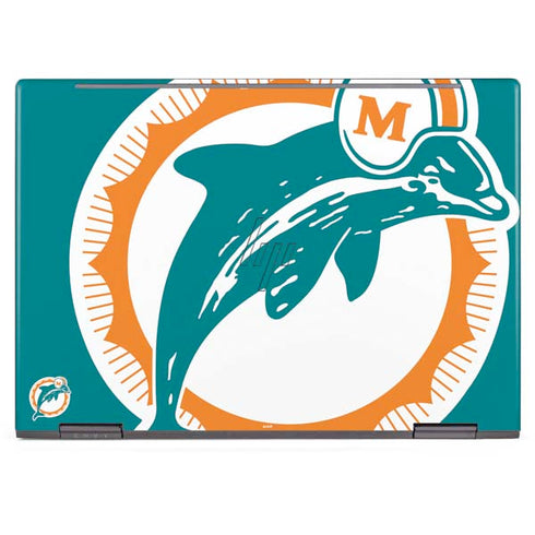 NFL Miami Dolphins Retro Logo HP Envy Skin
