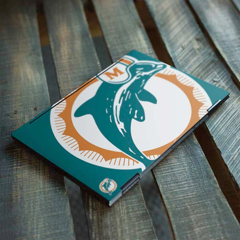 NFL Miami Dolphins Retro Logo HP Envy Skin