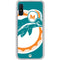 NFL Miami Dolphins Retro Logo Galaxy A10e Clear Case