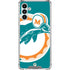 NFL Miami Dolphins Retro Logo Galaxy A13 5G Clear Case