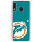 NFL Miami Dolphins Retro Logo Galaxy A20 Clear Case