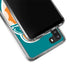NFL Miami Dolphins Retro Logo Galaxy A21 Clear Case